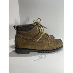 SEBAGO Gibraltar Men's Hiking Trail Ankle Boots 9.5 M  Brown Leather Moc Toe